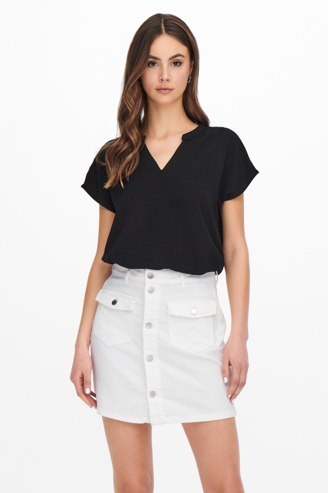 JDYLION S/S TOP WVN NOOS 15249287 Black